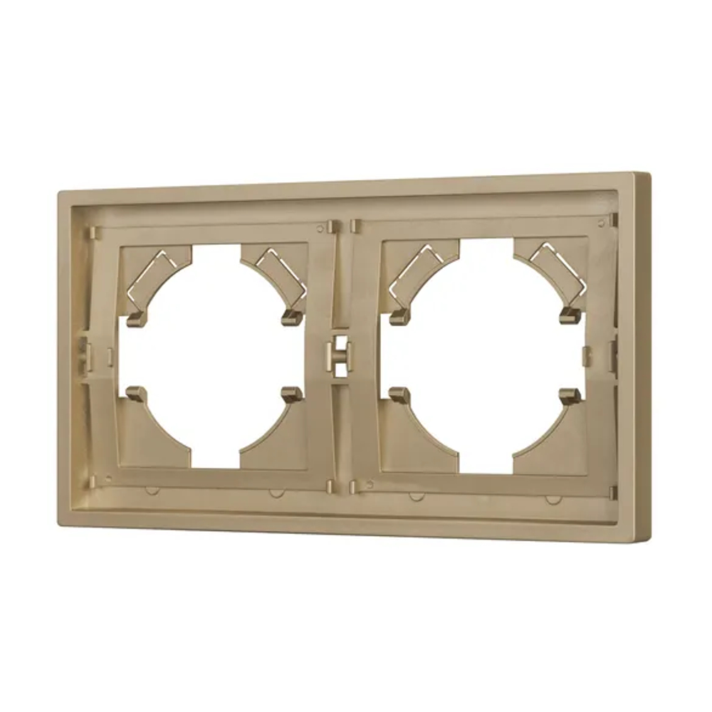 Рамка пластиковая FRM-TENDO-SFPL-2-GD (Arlight, -) 054647