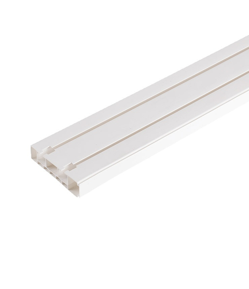 Пластиковый карниз Legrand Стандарт двухрядный белый