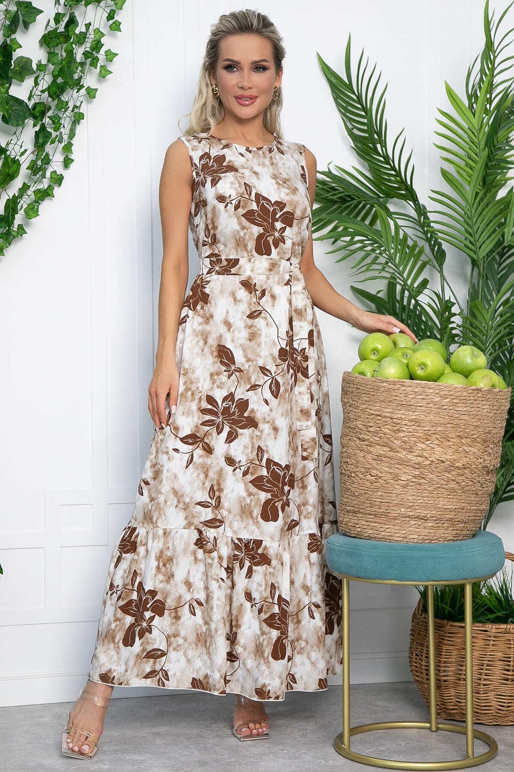 Платье Твой образ макси (бежевое) П13561-12М LT Collection