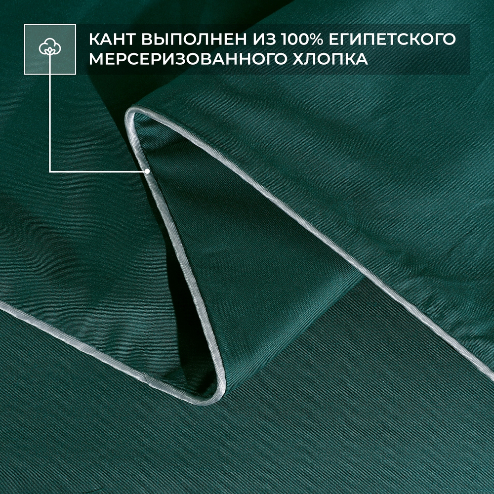 Наволочки 70х70 2 шт Сатин однотонный Элитный 100% египетский хлопок NE00977