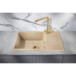 Мойка для кухни MILACIO Navarra 78 Cuarzo MC.77054, бежевый