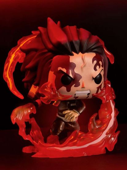 Фигурка Funko POP! Plus Demon Slayer Tanjiro Kamado (Dancing Flash) (2041) 86508 / Фигурка Фанко ПОП! по мотивам аниме "Клинок, рассекающий демонов", Танджиро Камадо