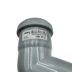 Отвод канализационный TEBO Ø50x67,5°