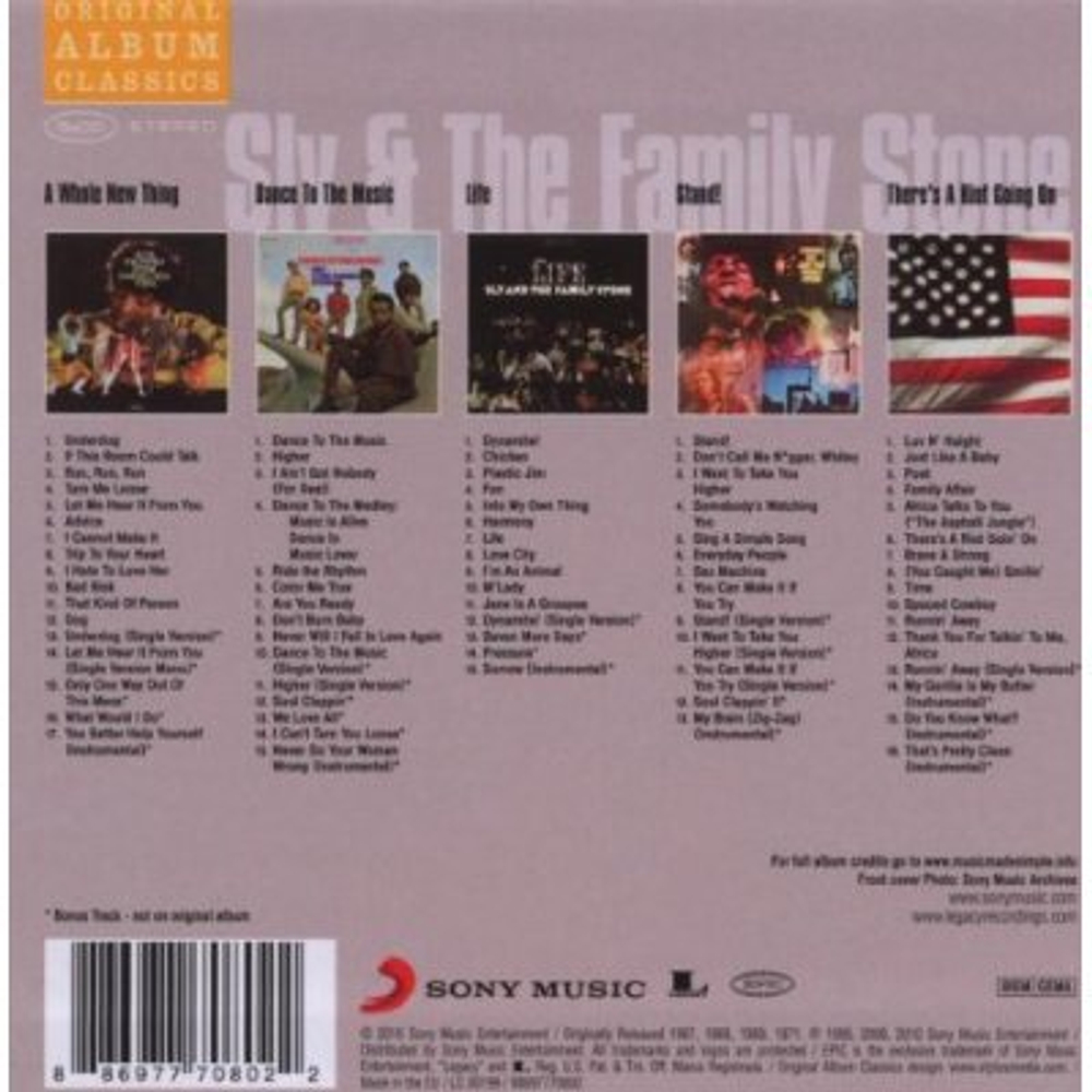 Sly & The Family Stone / Original Albums Classics (5CD)