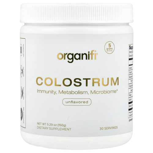 Organifi, молозиво, без добавок, 150 г (5,29 унции)