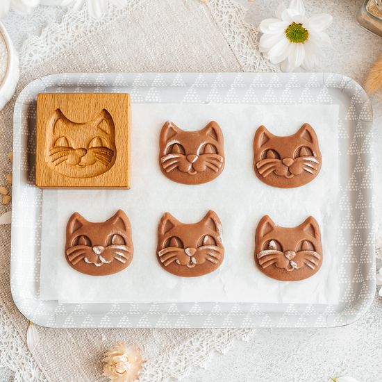 Пряничная форма Котик Тишка