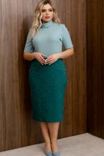 Юбка Жаккард на резинке 70 см №8 Valentina