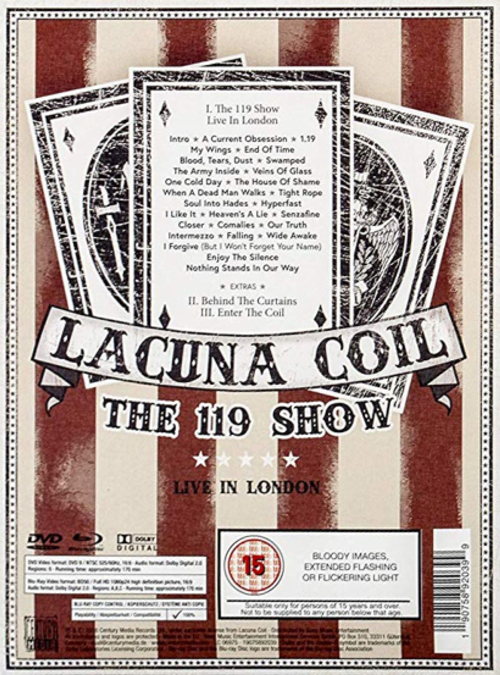 Lacuna Coil / The 119 Show - Live In London (2CD+Blu-ray+DVD)