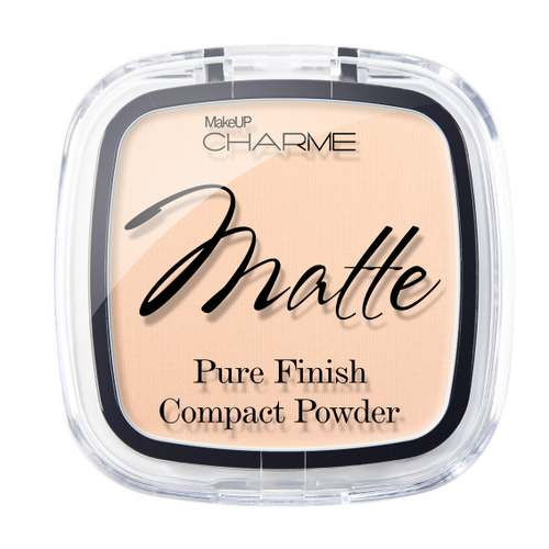 "Charme" Пудра компактная Pure Matte тон 101 (фарфор)