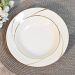 Тарелка 200мм глубокая форма Голубка Бомонд