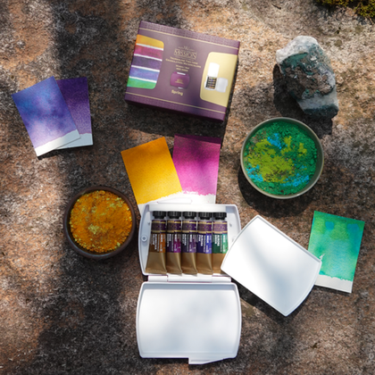 Mijello Granulation Watercolor 15 ml 6 цветов (Spring)