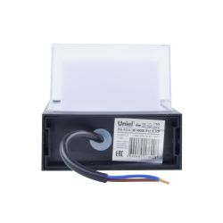 ULU-P25A-5W-4000K IP65 BLACK Светильник светодиодный уличный. Архитектурный накладной. Белый свет 4000K. Корпус черный. TM Uniel