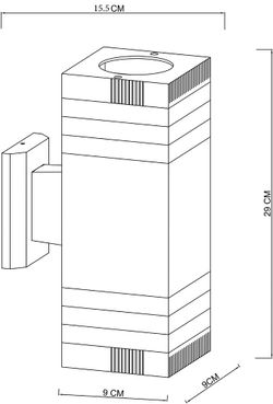 Уличный настенный светильник Arte Lamp HADAR