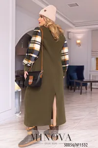 Платье 1532-хаки Minova