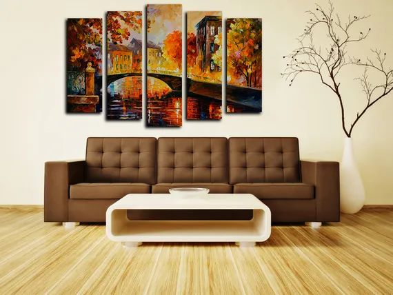 Модульная картина "Река воспоминаний"