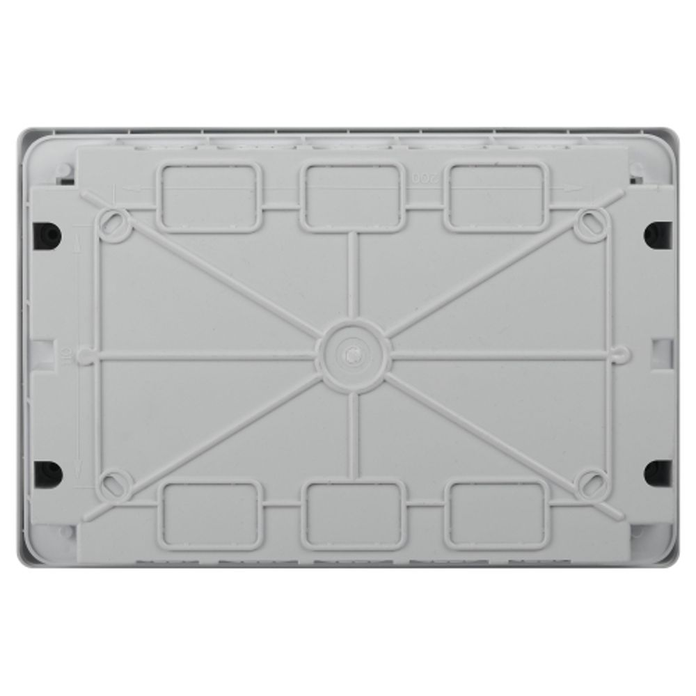 Корпус пластиковый встраиваемый ЭРА COMFORT ЩРВ-П-12 IP40 прозрачная крышка белый | Корпуса пластиковые модульные