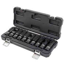 Набор головок-бит TORX ударных 10пр.,1/2''(T30, T40, T45, T50, T55, T60, T70, T80, T90, T100), в кейсе JCB JCB-41013MPB