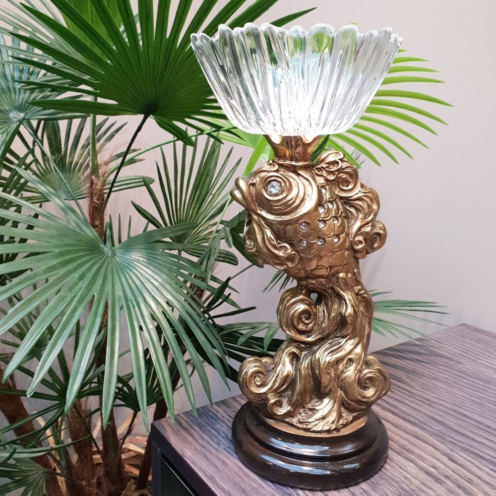 Фруктовница-конфетница Заветное желание Золото