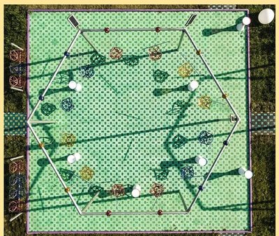 Качели-дангл, для 6-опорной конструкции