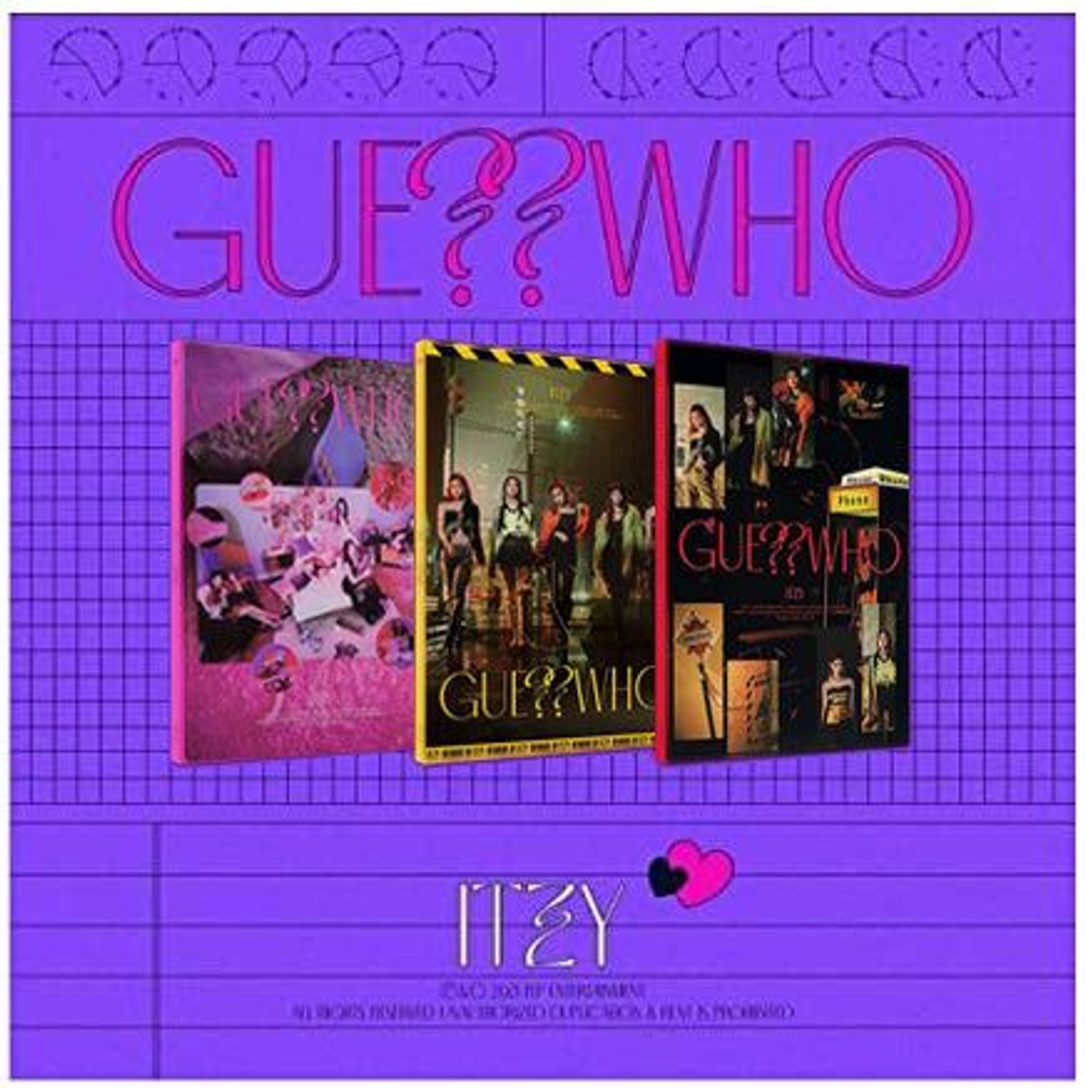 Альбом ITZY - Guess Who 4th Mini Album 3 Version SET