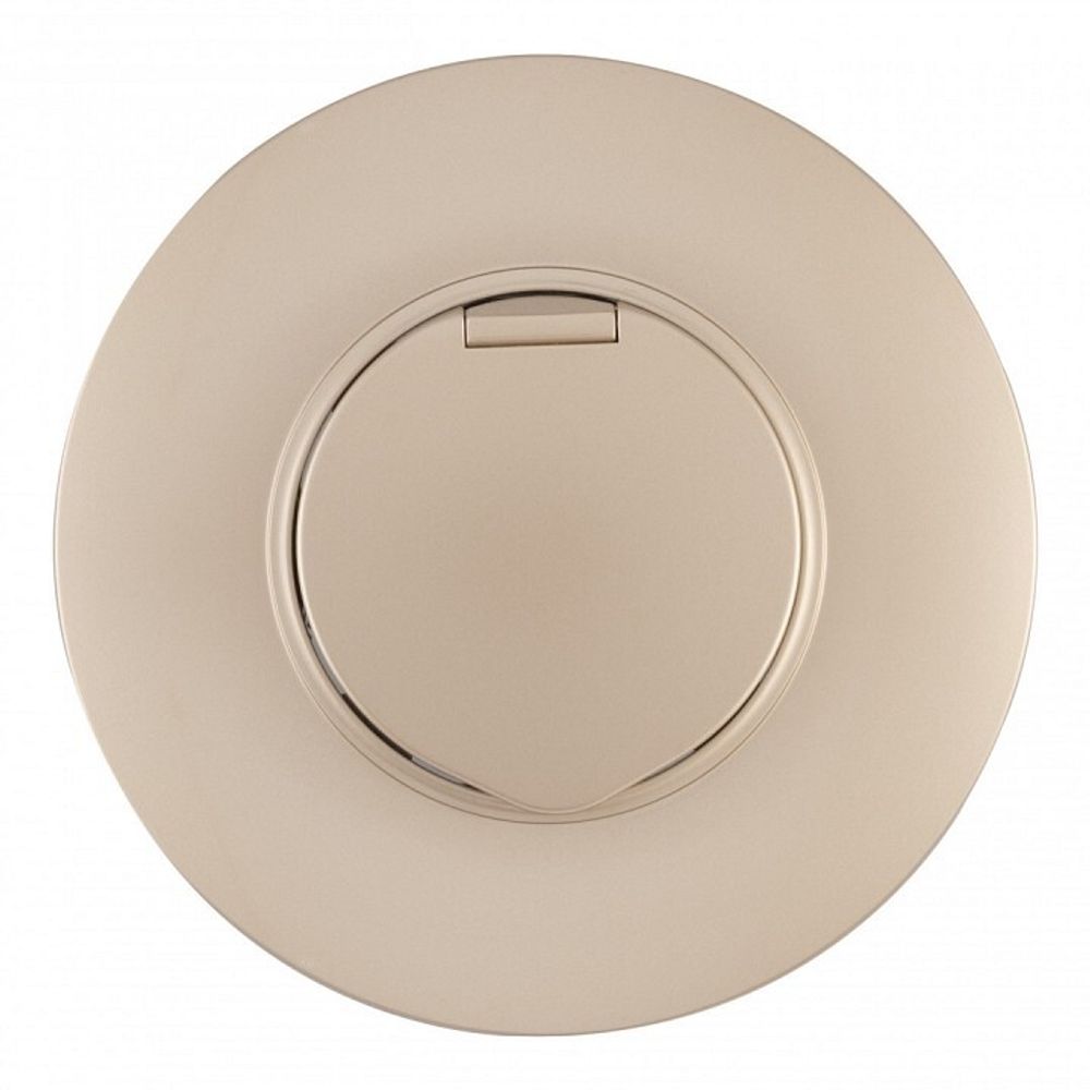 Розетка с заземлением и шторкой, с крышкой Arte Milano SET08-1 SET08-1-41-1 shampan