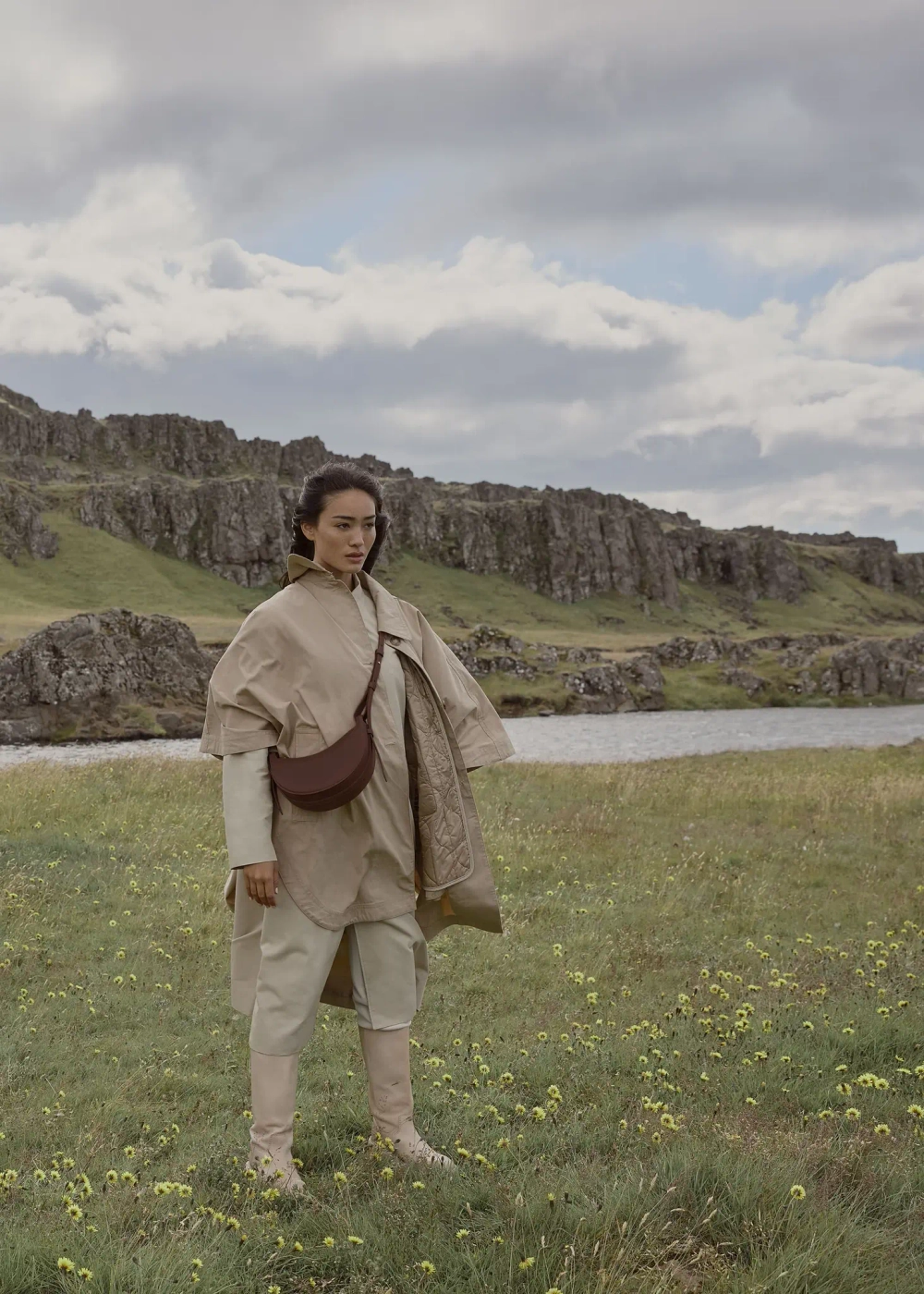 POLENE СУМКА NUMERO DIX, КОРИЧНЕВЫЙ