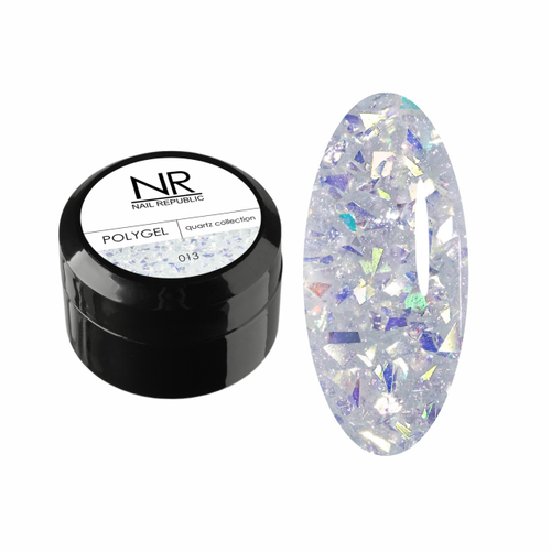 Nail Republic Polygel 013 Quartz collection, 30 гр (шайба)