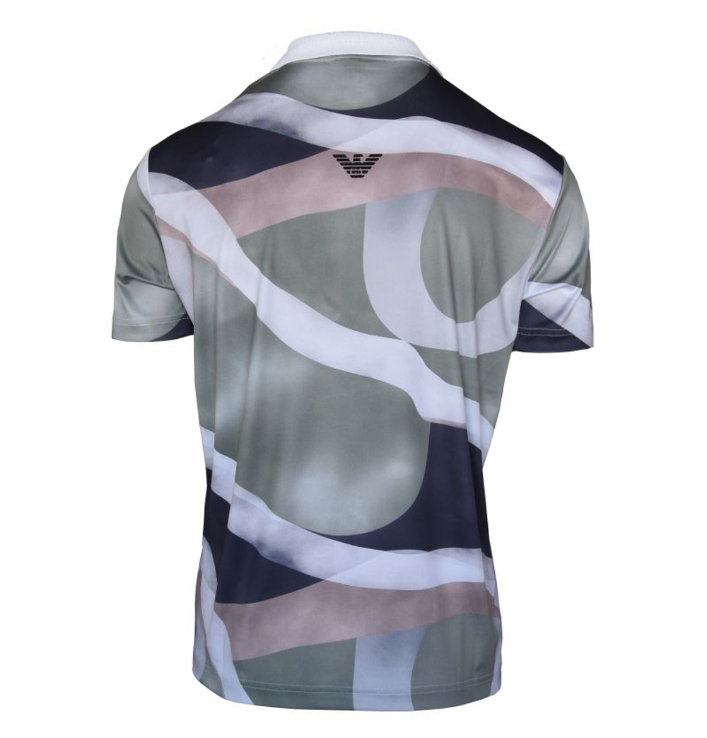 Мужское теннисное поло EA7 Tennis Pro Shirt In Ventus7 - fancy green