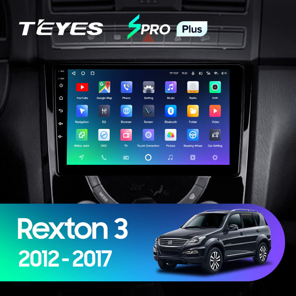 Teyes SPRO Plus 9"для SsangYong Rexton Y290 2012-2017