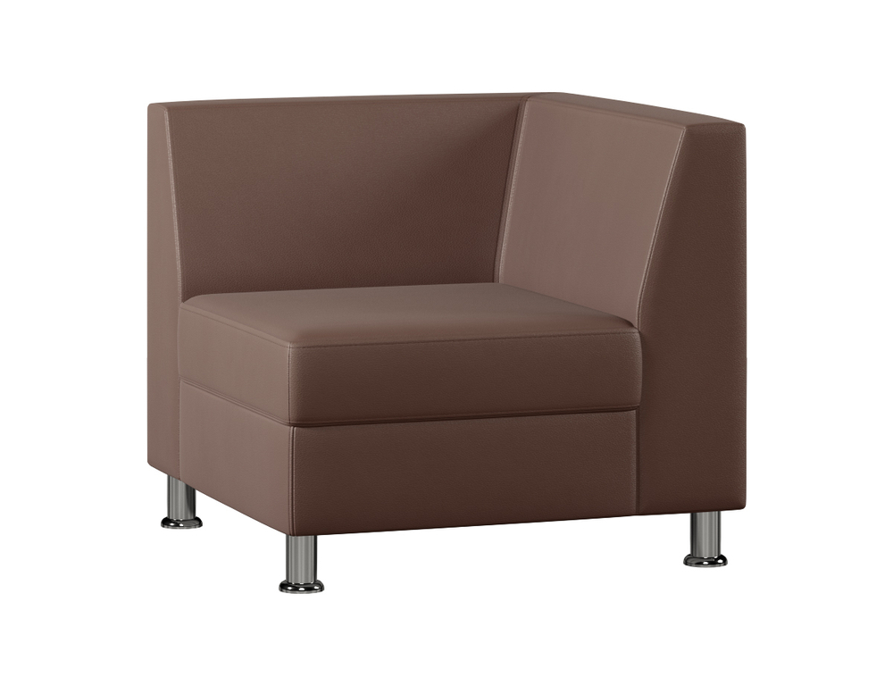 Секция с подлокотником одноместная левая МАРКУС