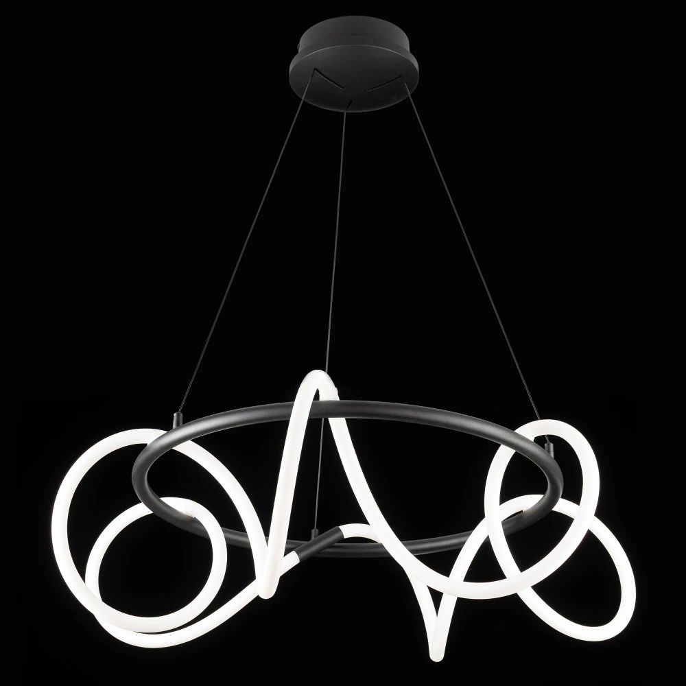 Citilux PYTHON CL220261 Люстра подвесная с пультом Чёрная