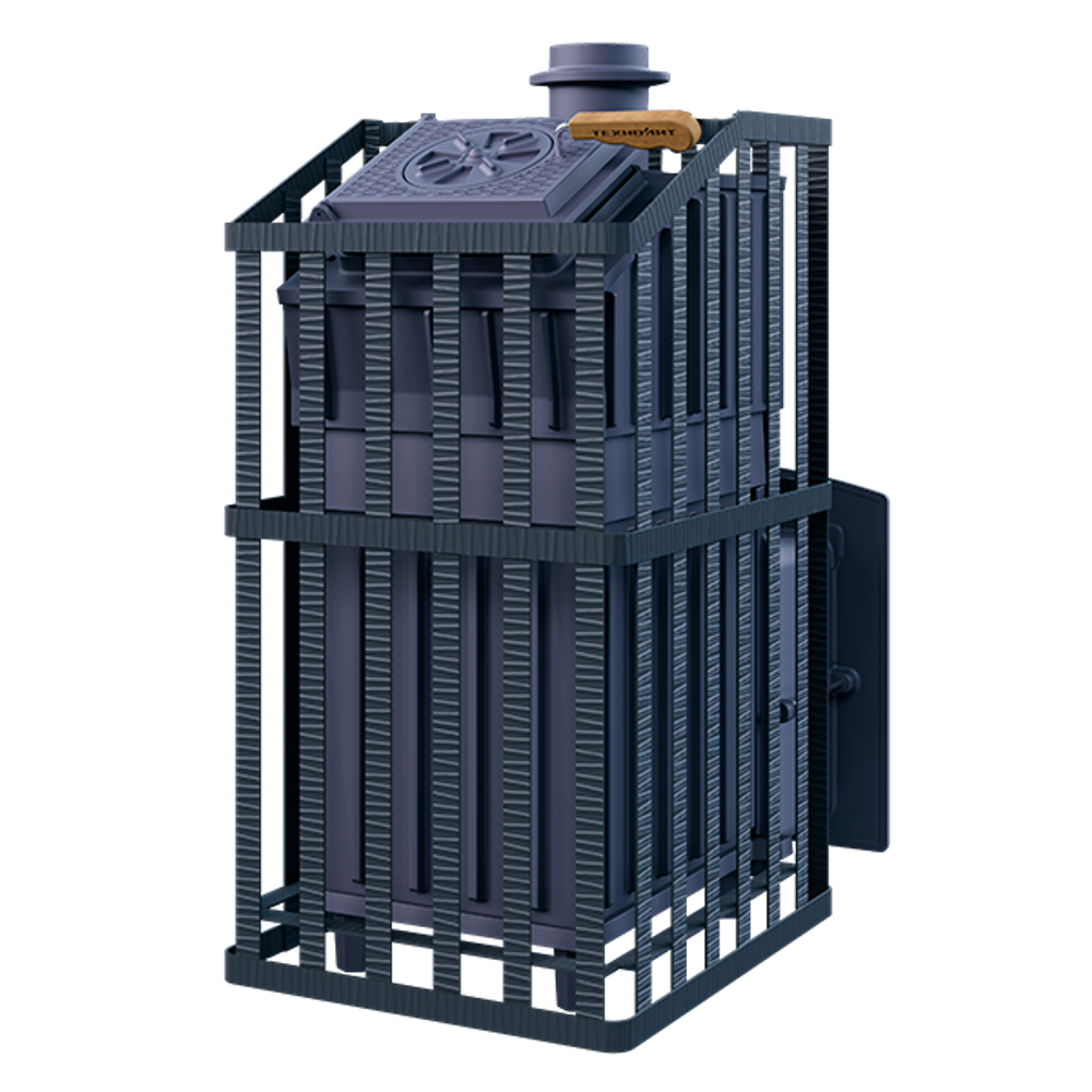 Чугунная печь для бани Гроза 24 (П2) Ураган