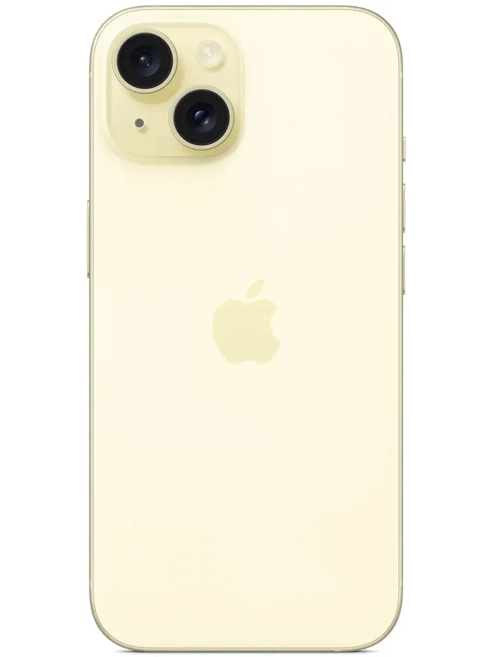 Смартфон Apple iPhone 15 128 ГБ; nanoSIM+eSIM; желтый