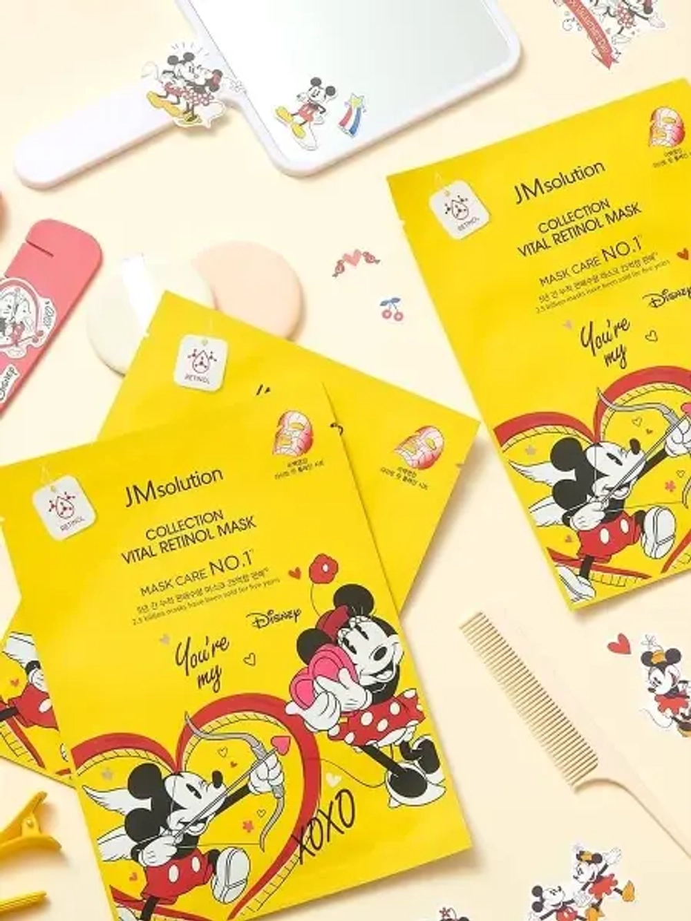 Маска тканевая для лица с ретинолом JM Solution Disney Collection Vital Retinol Mask