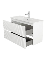 Тумба с раковиной BelBagno UNO-MINI 100 Bianco Opaco