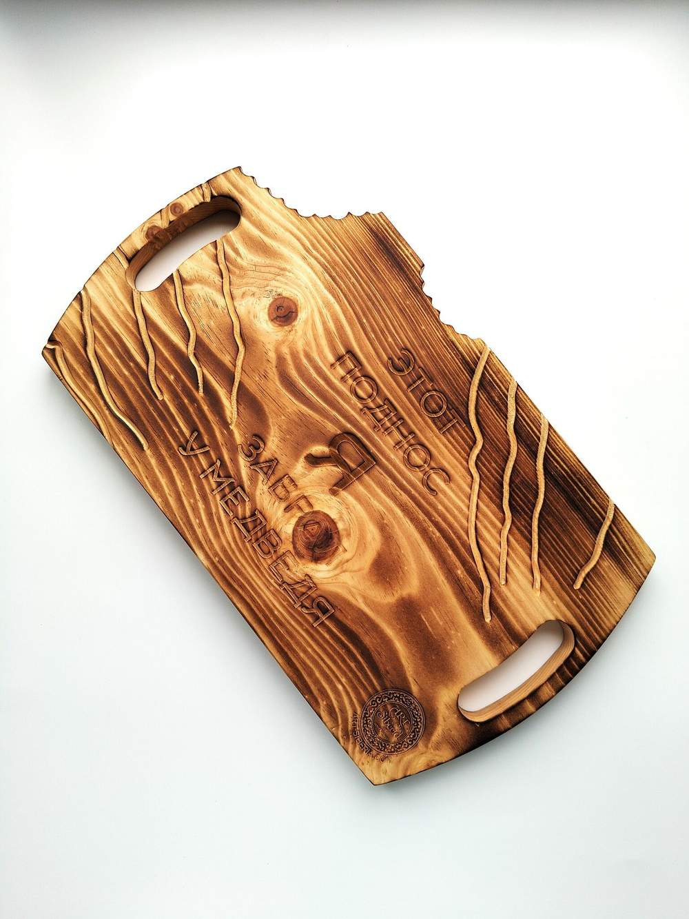 Доска деревянная для подачи сервировочная