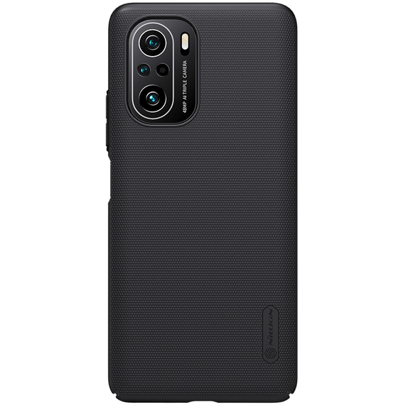 Тонкий черный чехол от Nillkin для Xiaomi Poco F3 (11i, 11X, 11X Pro, Redmi K40) серия Super Frosted Shield