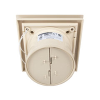 Энергосберегающий бесшумный вентилятор ММ-Р 01 UE пластик овал 100 м³/час 5,5 Вт с обратным клапаном золото