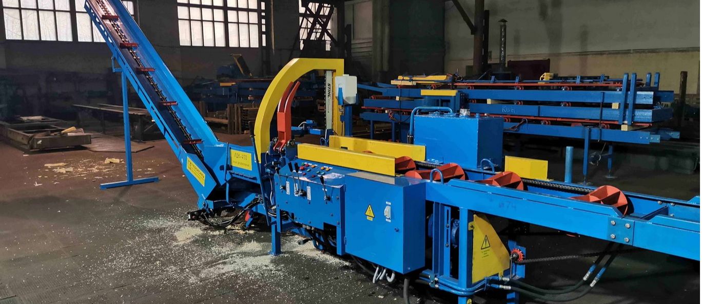 Дровокольная линия ПЛК 350