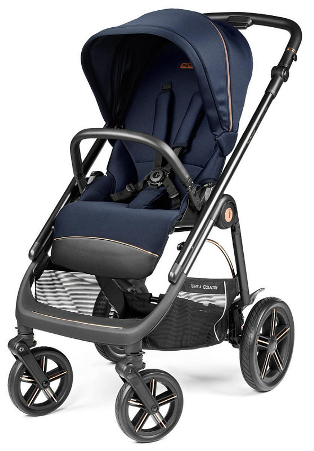 Коляска Peg Perego Veloce TC Brio Culla Belvedere SLK 3 в 1 Blue Shine