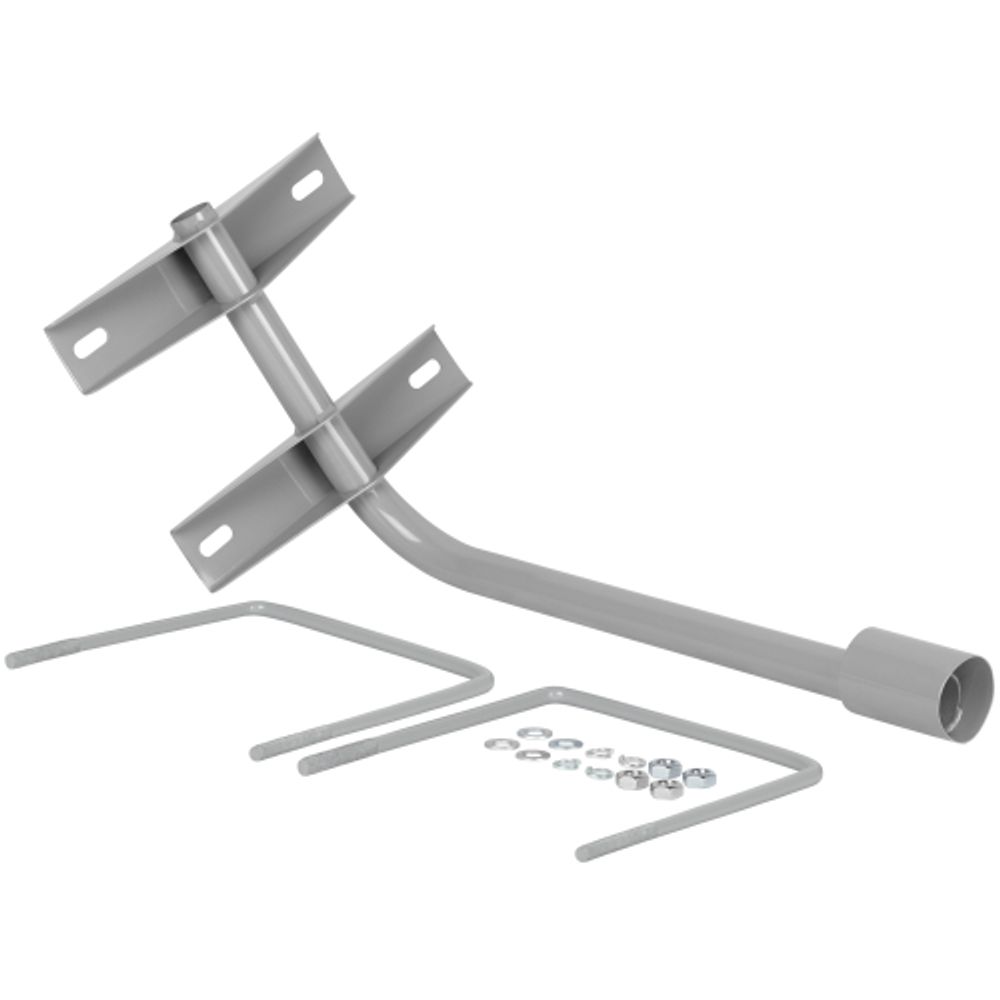 Кронштейн на опору ЭРА SPP-AC4-0-500-060 с 2 хомутами 500mm d60mm | Кронштейны к консольным светильникам