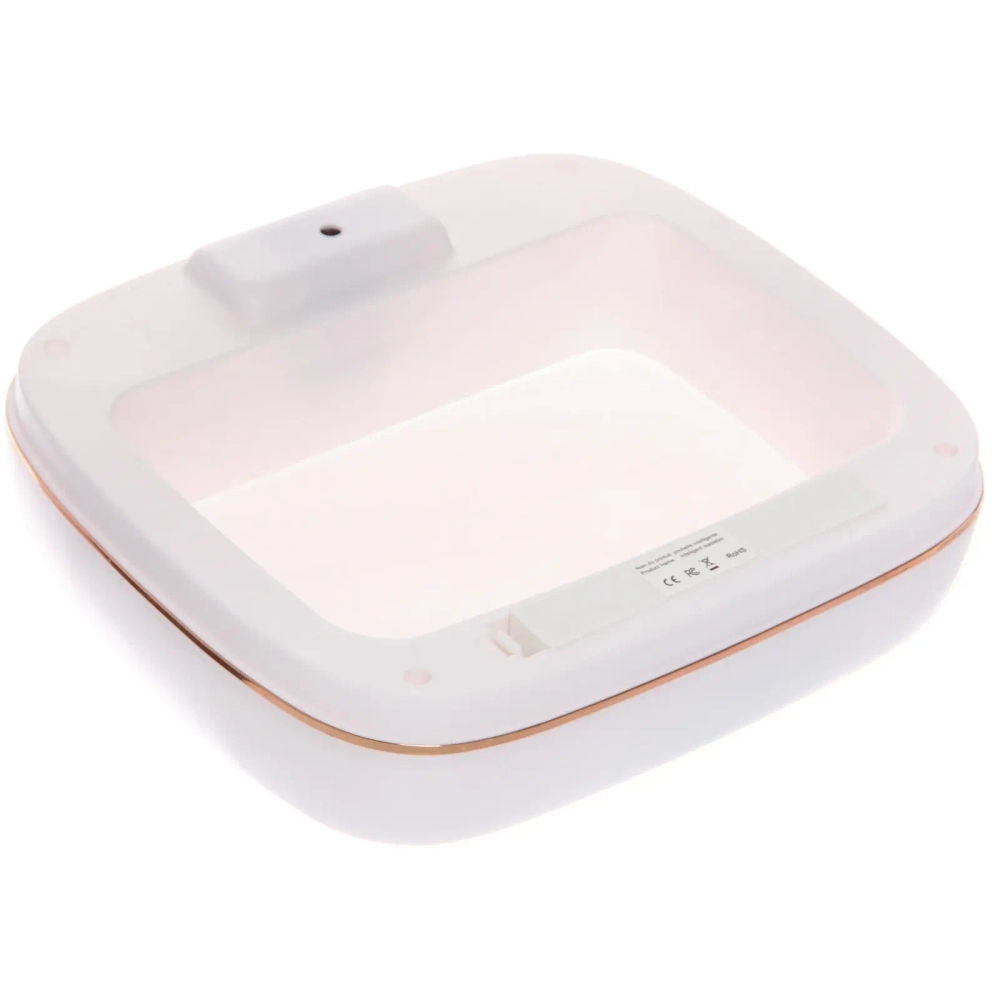 Контейнер для мусора»Smart «11л белый сенсорная крышка работает от батареек LR6 W8616C