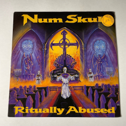 Винтажная виниловая пластинка LP Num Skull Ritually Abused (USA 1988)