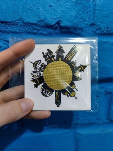 Магнит с символикой Екатеринбурга