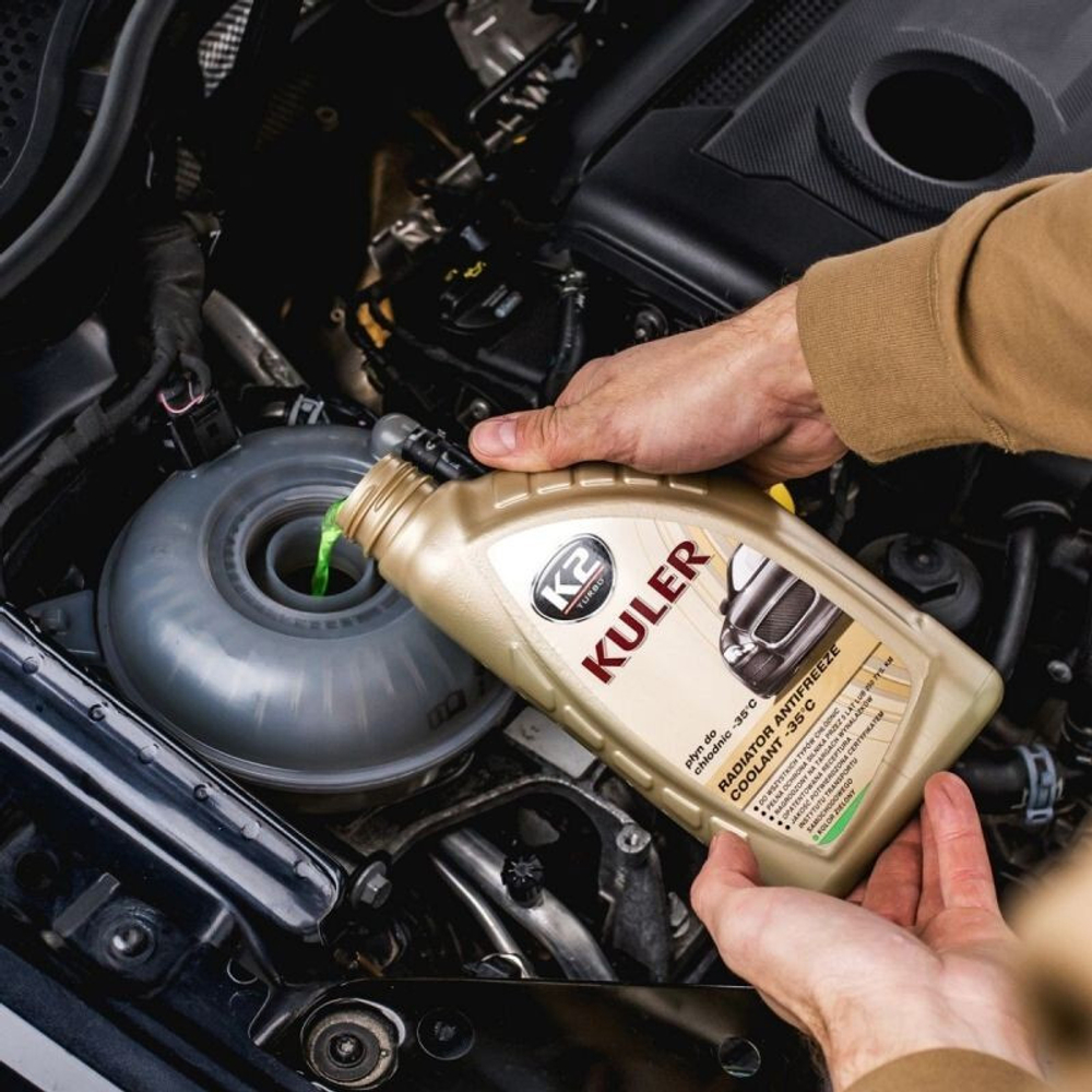 ЖИДКОСТЬ РАДИАТОРНАЯ-АНТИФРИЗ "К2" KULER-35C ЗЕЛЕНЫЙ 1L