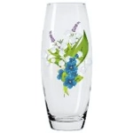 Ваза стеклянная 26см «Весенние ландыши» FLORA D43966/01