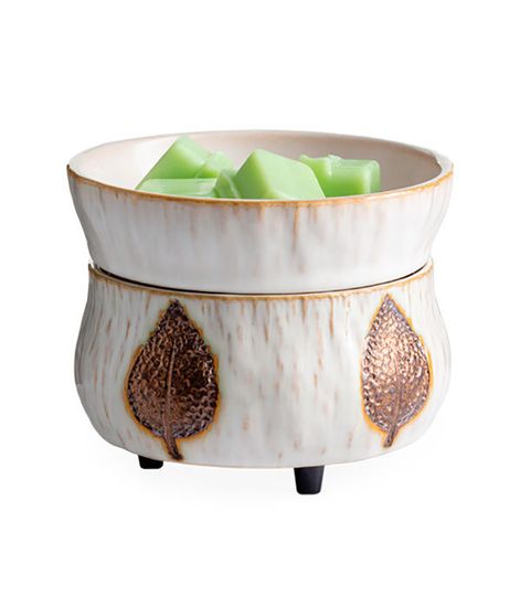 Керамический воскоплав Бронзовый лист, Candle Warmers