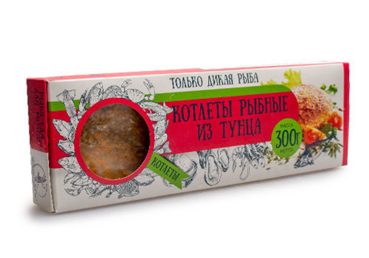 Котлеты из тунца, 300г