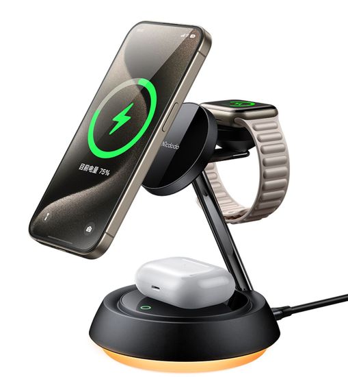 Беспроводное зарядное устройство Mcdodo CH-4952 3in1 Черный