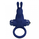 Эрекционное кольцо с вибрацией Blue rabbit